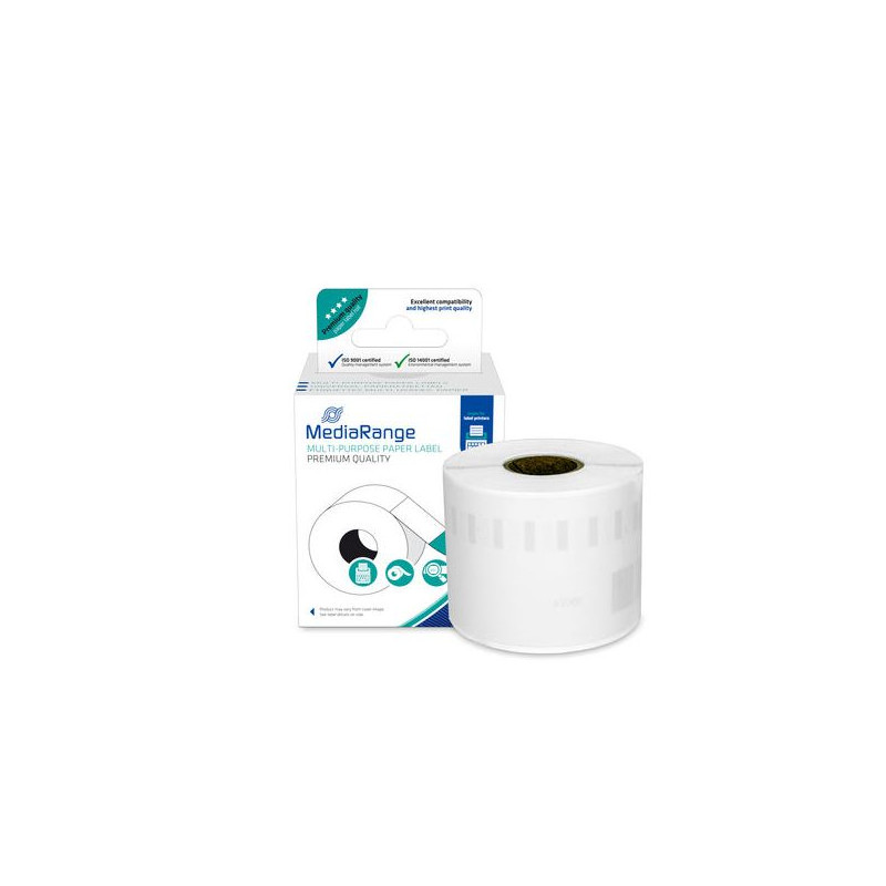 etichette mediarange 62 mm x 30,48 m [mrbdk22205]