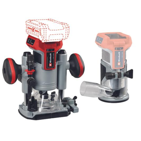 fresatrice einhell tp-ro 18 li bl a batteria 18v 30000giri/min