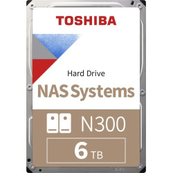 hard disk 3.5" 6tb toshiba n300 7200rpm 512mb serial ata [hdwg760ezsta]
