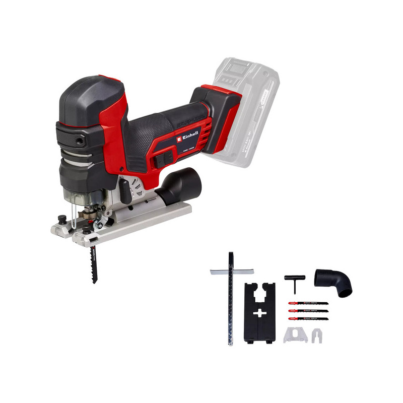seghetto alternativo einhell tp-jst 18/135 li bl-solo a batteria
