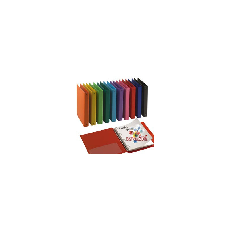 raccoglitore nettuno 17 a4 4d in ppl rosso [36801742]