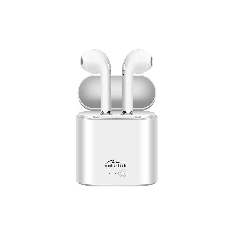 auricolari media-tech r-phones - bluetooth tws con powerbank