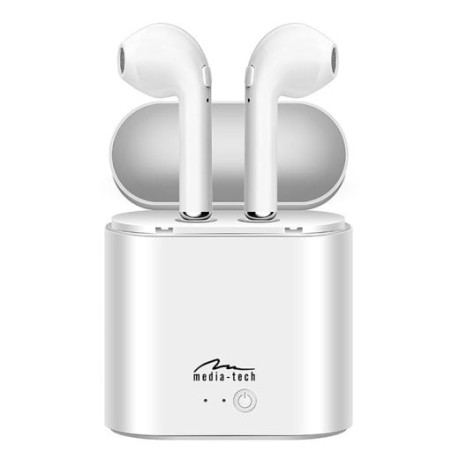 auricolari media-tech r-phones - bluetooth tws con powerbank