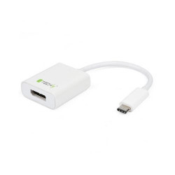 Cavo convertitore techly da usb-c m a displayport f