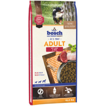 mangime secco bosch agnello e riso per cani adulti 3kg [01030]