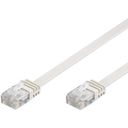 Cavo di rete intellinet piatto in rame cat.6 utp 1m bianco