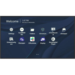 public display led 75" viewsonic cde7530 4k ultra hd 3840x2160p