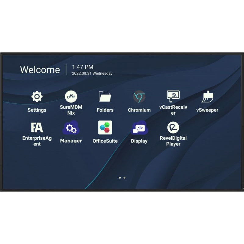 public display led 75" viewsonic cde7530 4k ultra hd 3840x2160p