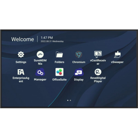 public display led 75" viewsonic cde7530 4k ultra hd 3840x2160p
