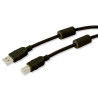 Cavo usb manhattan 2.0 a m / b m 1.8m con ferrite doppia schermatura