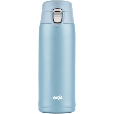 thermos emsa travel mug light 400ml con coperchio incernierato azzurro