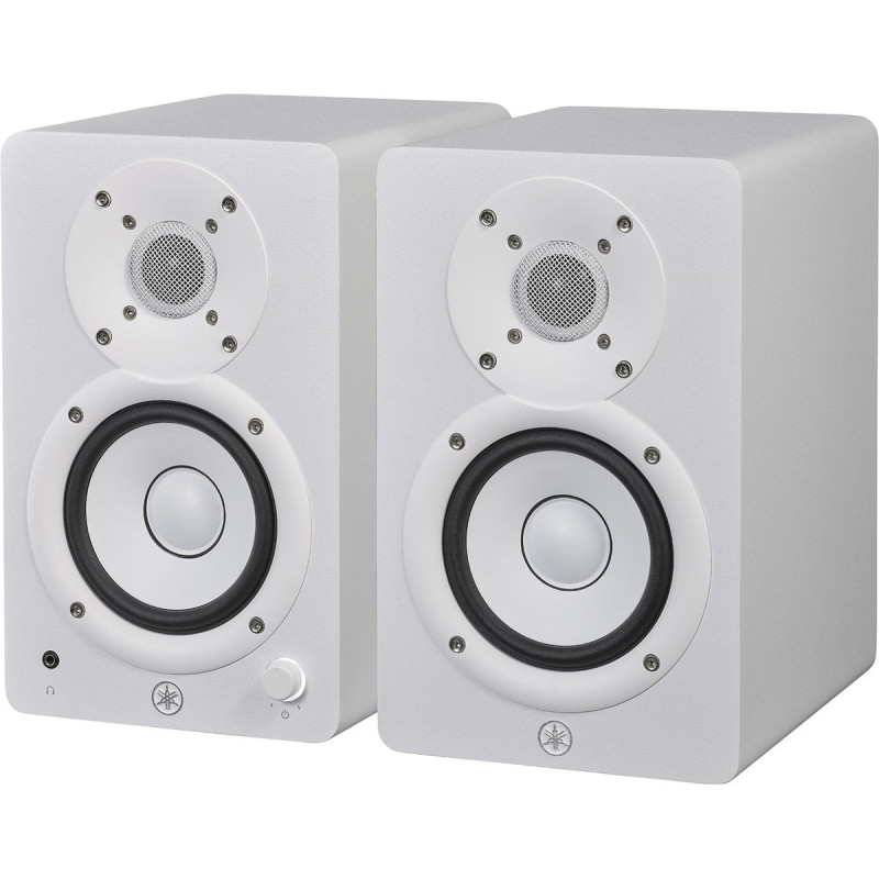 set monitor da studio attivo yamaha hs4w 4.5" 26w + 26w bianco