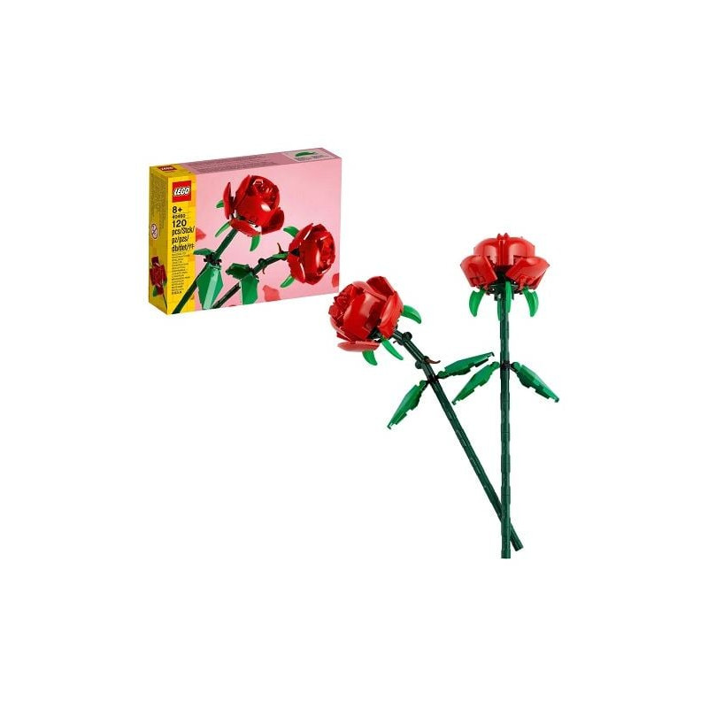 set creativo lego 40460 rose multicolore 120pz [40460]