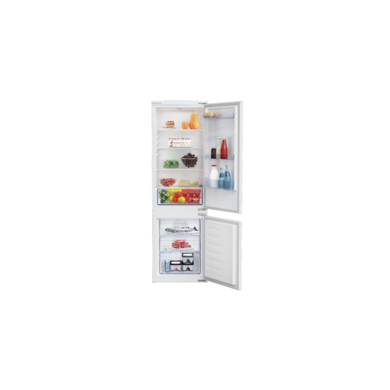 frigorifero beko bcsa285k4sn1 combinato 271l classe e bianco [bcsa285k4sn1]