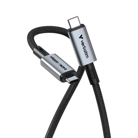 cavo usb-c verbatim sync charge usb-c 240w 40gbps 1,2m [31847]