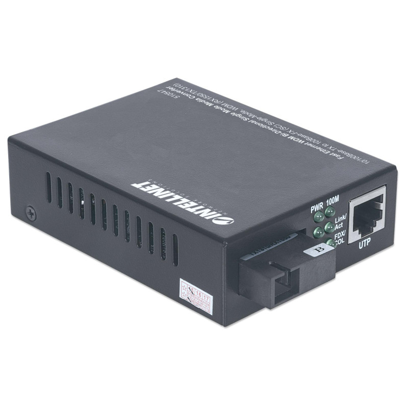 Convertitore intellinet per supporti wdm rx1550/tx1310 fast ethernet