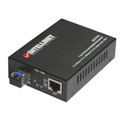 Convertitore rj45 intellinet 10/100 con modulo sfp fast ethernet