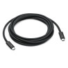 cavo apple thunderbolt 4 usb-c pro fino a 40gbps 100w 3m nero