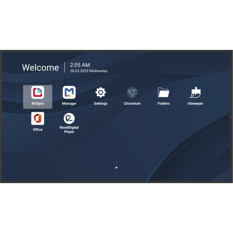 monitor digital signage led 65" viewsonic cde7531-1c 4k
