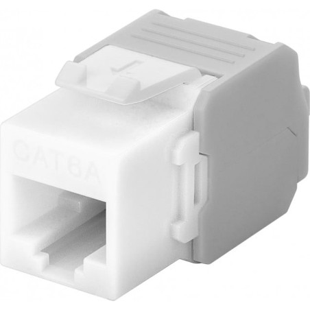 Frutto keystone intellinet rj45 cat6a utp 500mhz bianco