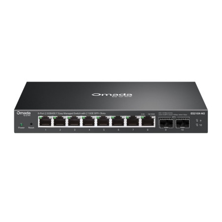 switch tp-link omada es210x-m2 gestito 8 porte nero
