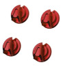 kit manopole volante soelpec lava rosso 4pz