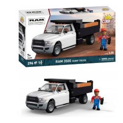 modellino cobi ram 3500 dump truck 1:35 multicolore [cobi-24659]