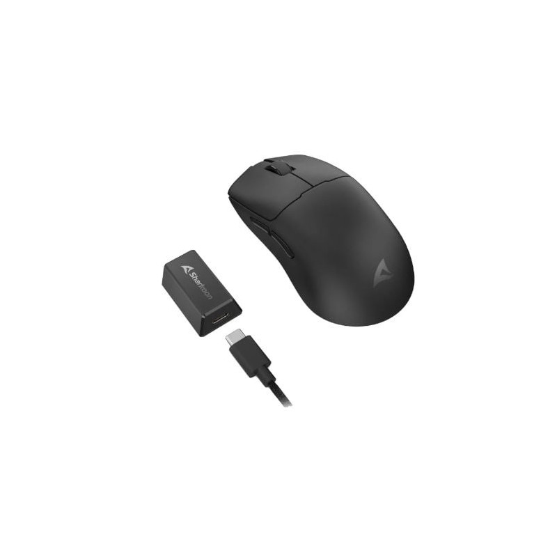 mouse sharkoon skiller sgm70w gaming wireless cavo ottico 26000dpi