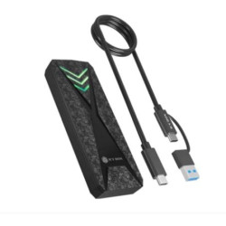 box ssd icybox per ssd m2 pcie nero [61189]