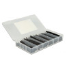 Guaina termorestringente delock kit 100 tubi nero per isolamento