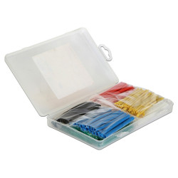 Guaina termorestringente delock kit 230 tubi colorati per isolamento