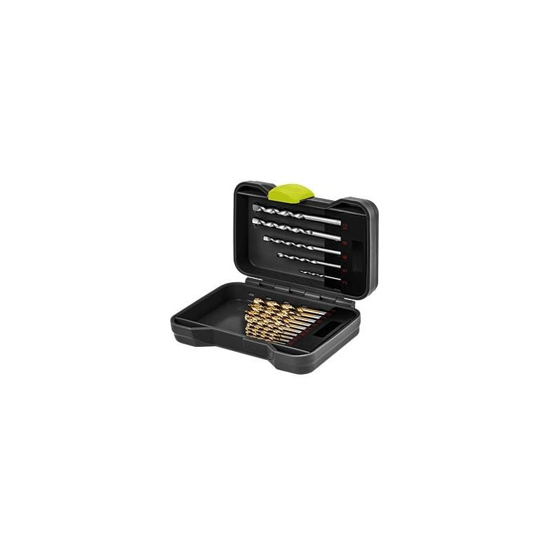 set punte trapano goobay per metallo 17pz