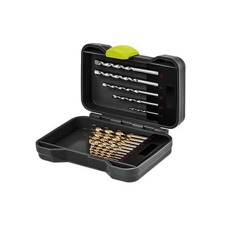 set punte trapano goobay per metallo 17pz