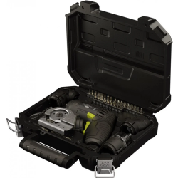 mini trapano avvitatore goobay a percussione 5v a batterie nero 35pz