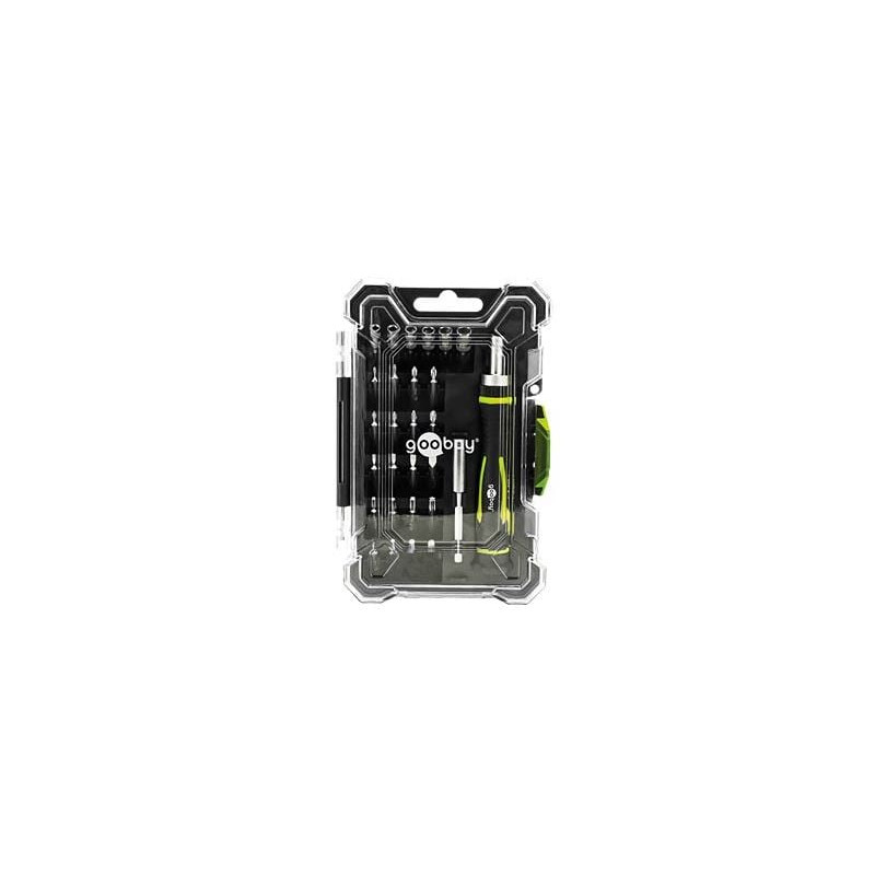 set di cacciaviti goobay precisione 26pz