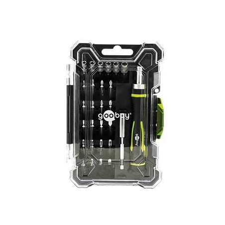set di cacciaviti goobay precisione 26pz