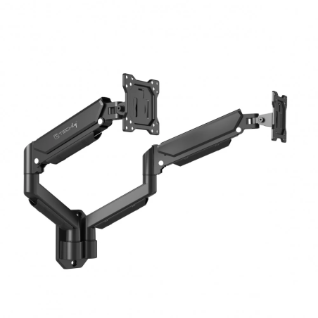 supporto monitor techly braccio da parete per monitor doppio 13-32"