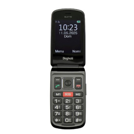 cellulare beghelli salvavita phone slv19 2.8'' 1000mah nero