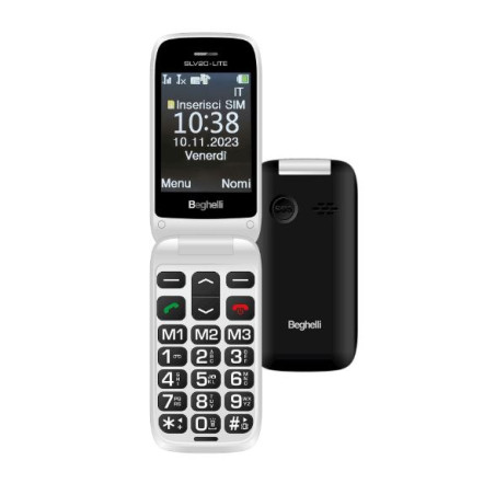 cellulare beghelli salvavita phone slv20 lite 2.8'' 1000mah