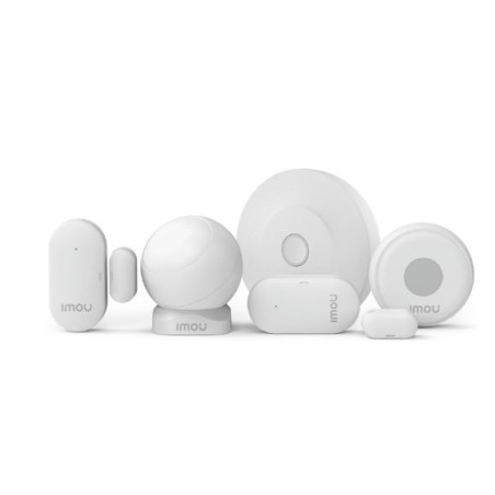 kit sistema di allarme imou wireless bianco 5pz [kit-iot-homealarmkit]