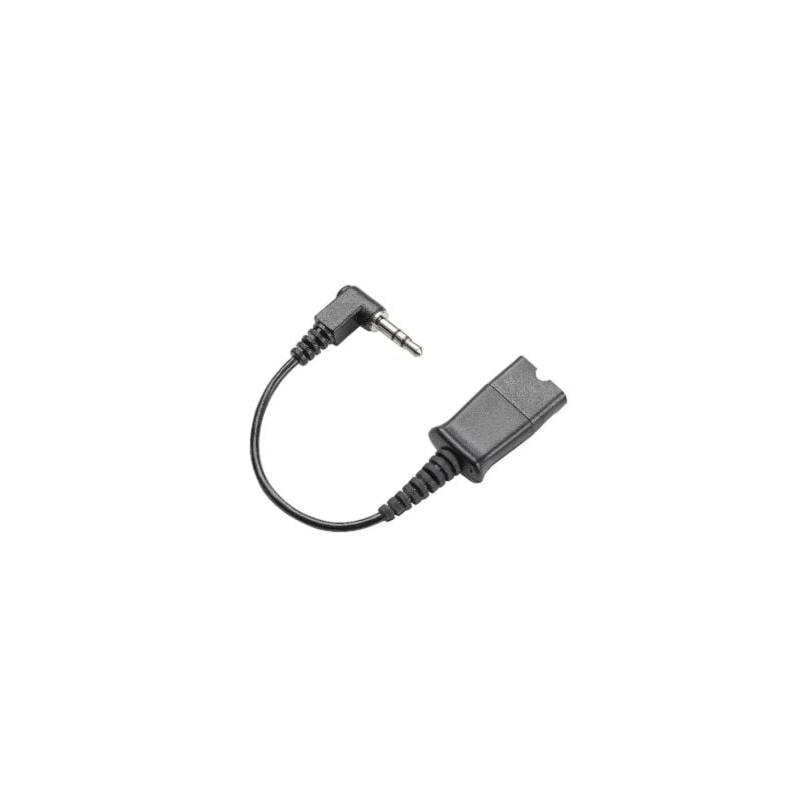 cavo adattatore hp poly 3.5mm a qd 3m nero [85q40aa]