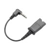 cavo adattatore hp poly 3.5mm a qd 3m nero [85q40aa]