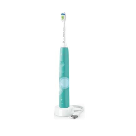 spazzolino elettrico philips sonicare 4100 serie hx3689/43 verde