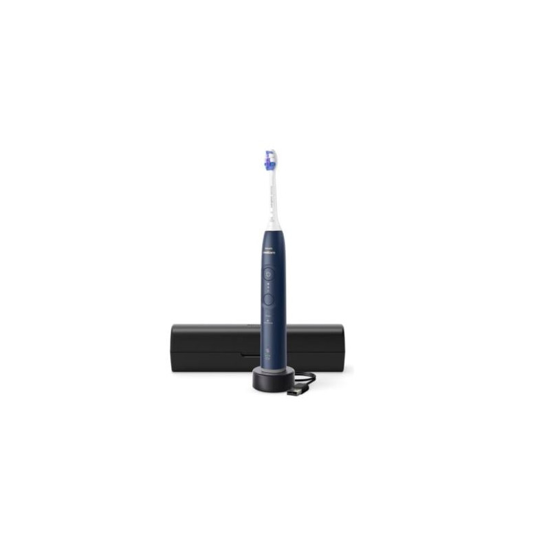 spazzolino elettrico philips sonicare 6100 hx7403/05 blu [hx7403/05]