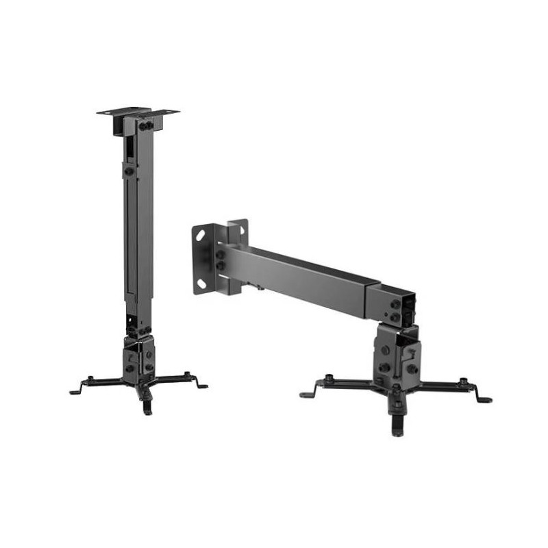 supporto muro link universale max 10kg nero [lkbr0401]