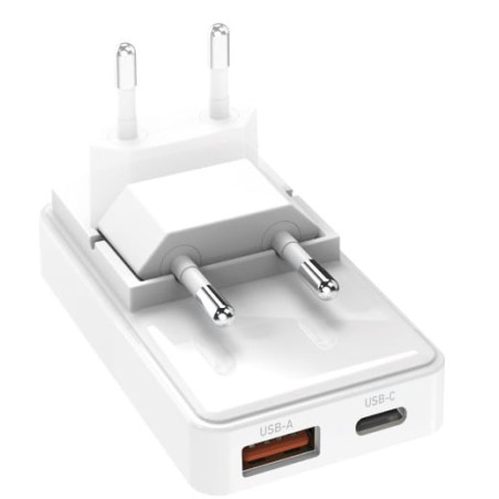 alimentatore da rete sbs 65w bianco