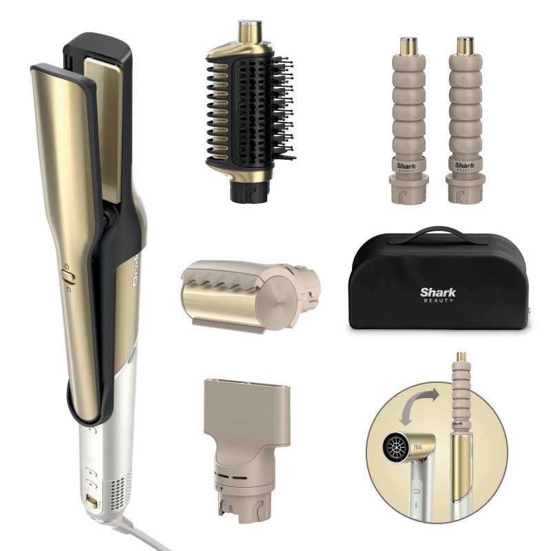 styler per capelli shark glam hd6051seu 1500w oro bianco