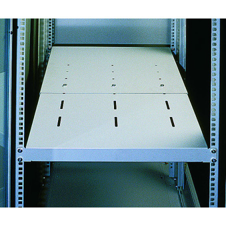 Mensola estensibile intellinet per rack 19'' 1u nero 4 punti