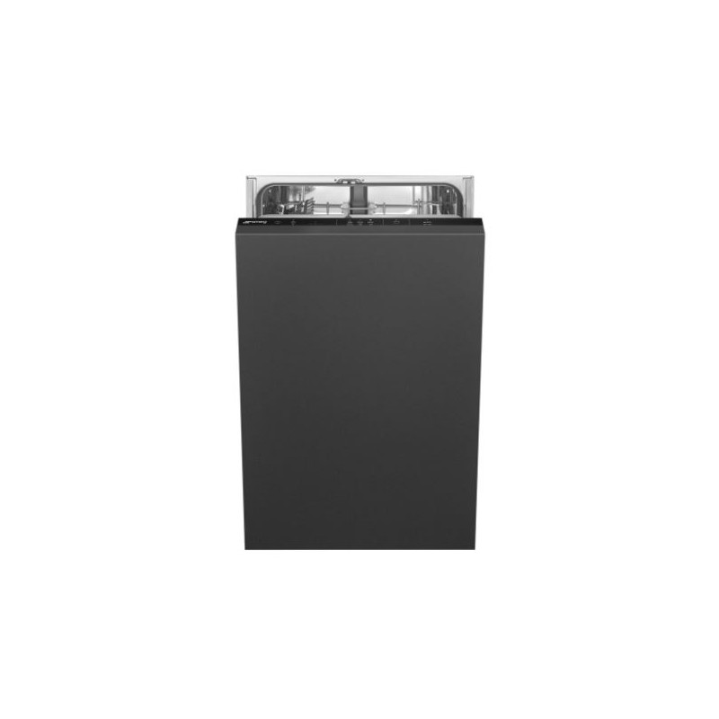 lavastoviglie smeg st4522din 9 coperti classe d nero [st4522din]