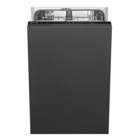 lavastoviglie smeg st4522din 9 coperti classe d nero [st4522din]